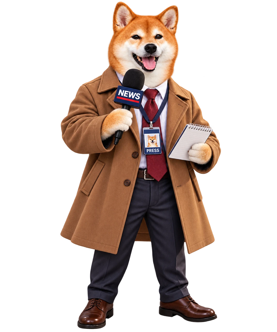 Reportinu with the NEWS microphone